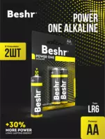 Batareyka  olchami AA  2 dona  Beshr Power One Alkaline  1 5 В  alkalin batareykalar