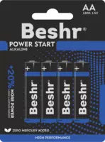   Batareykalar  olchami AA  4 dona  Beshr Power Start LR6  alkalin batareykalar