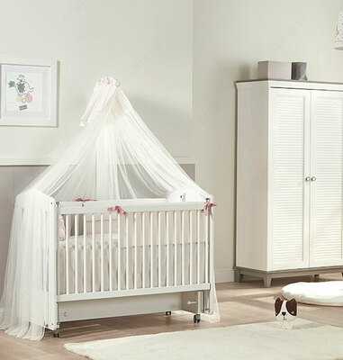 Детская деревянная кроватка "SOFY" (pink) Турция