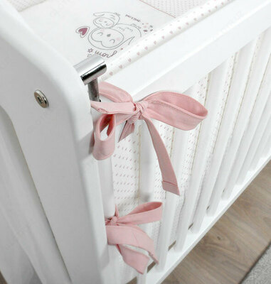 Детская деревянная кроватка "SOFY" (pink) Турция