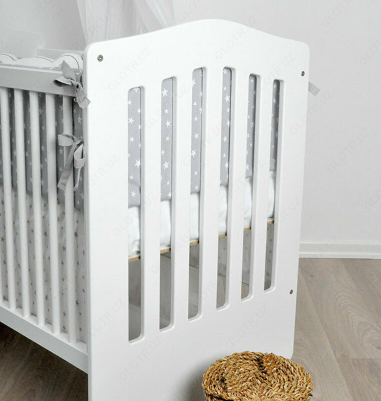 Детская деревянная кроватка "SOFY" (grey) Турция Только в розницу