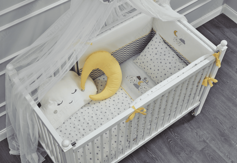 Bolalar karyolasi "SOFY"(grey) Turkiya - по запросу