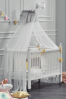 Bolalar karyolasi "SOFY"(grey) Turkiya Chakana savdo