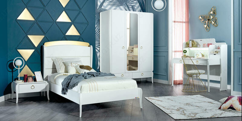 Мебель для подростков "ELEGANT" (white) Турция