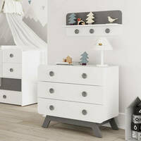 Мебель для новорождённых "BABY CUTE" (серая) Турция Только в розницу