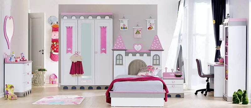 Комплект мебели Castle - Замок для принцессы от ALMILA (Турция) 🇹🇷