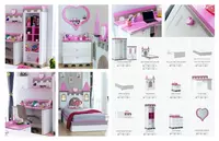 Комплект мебели Castle - Замок для принцессы от ALMILA (Турция) 🇹🇷 - Магазин турецкой детской мебели "ALMILA"