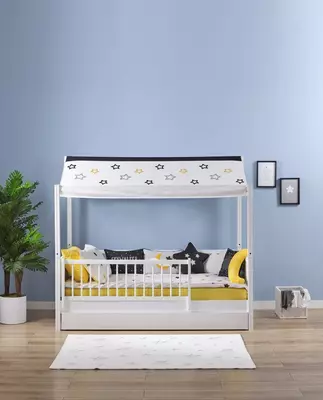 Цена по запросу Кроватка домик с бортиком Sky 🌠 от Almila (Турция)🇹🇷