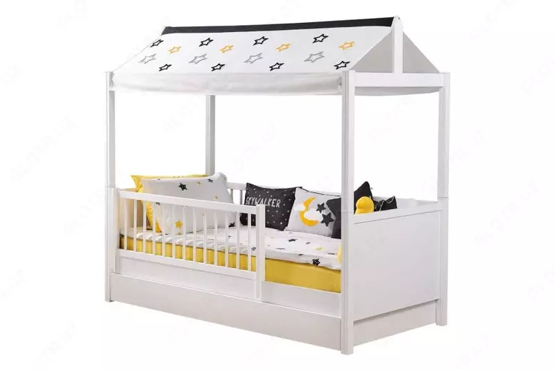 Кроватка домик с бортиком Sky 🌠 от Almila (Турция)🇹🇷 - Магазин турецкой детской мебели "ALMILA"