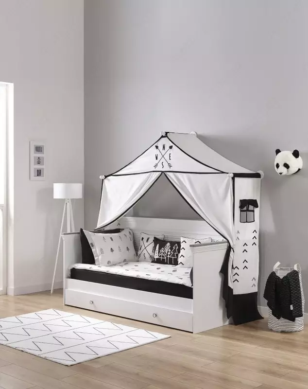 Диван-кровать коллекции "MIA" со съемным бортиком от Almila (Турция) 🇹🇷 Магазин турецкой детской мебели "ALMILA"