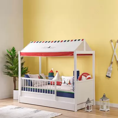 Цена по запросу Кроватка домик с бортиком Sailor ⛵️🐚от Almila (Турция)🇹🇷