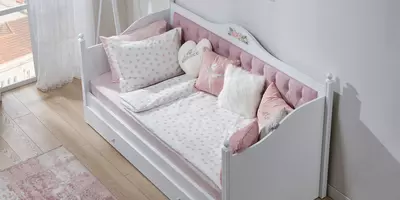 Подростковая кровать-диван со съемным бортиком "Bianka" (Турция) - Магазин турецкой детской мебели "ALMILA"