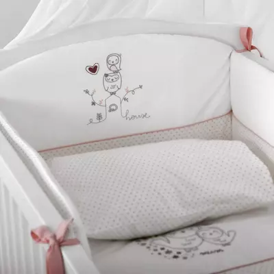 Комплект постельного белья и бортики MIA