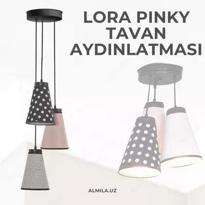 Lora Pinky Светильник потолочный подвесной от ALMILA🇹🇷(Турция)