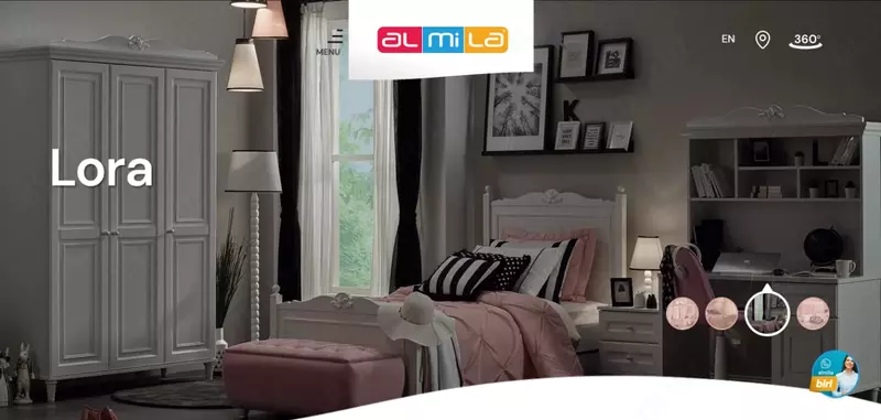 Трехдверный шкаф Almila "Lora" (Турция) Белый Только в розницу