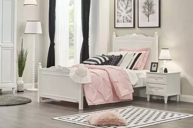 по запросу Подростковая кровать Almila "Lora Karyola" 120 х 200 см (Турция) Белая