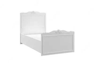 Подростковая кровать Almila "Lora Bazalı Karyola" 100 х 200 см (Турция) Белая