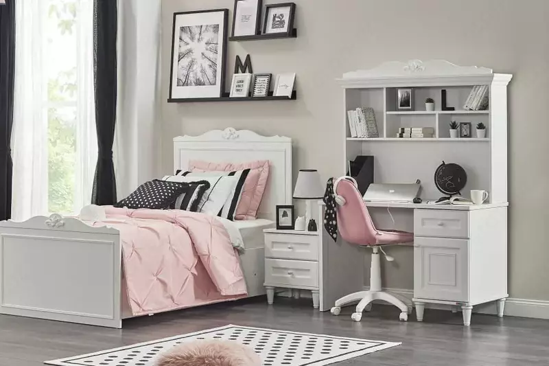 по запросу Настольный модуль Almila "Lora Study" 121.5 х 30.3 х 98.2 см (Турция) Белый