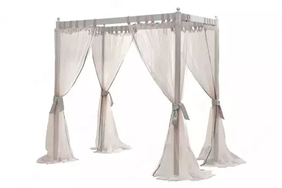 Москитная сетка + тент из 100% полиэстера и тюля Almila "Lora Pinky" 180 х 240 см (Турция) Розовая