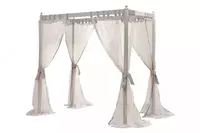 Chivinli to'r + 100% poliester va tuldan yasalgan ayvon Almila "Lora Pinky" 180 x 240 sm (Turkiya) Pushti