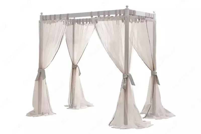 Chivinli to'r + 100% poliester va tuldan yasalgan ayvon Almila "Lora Pinky" 180 x 240 sm (Turkiya) Pushti