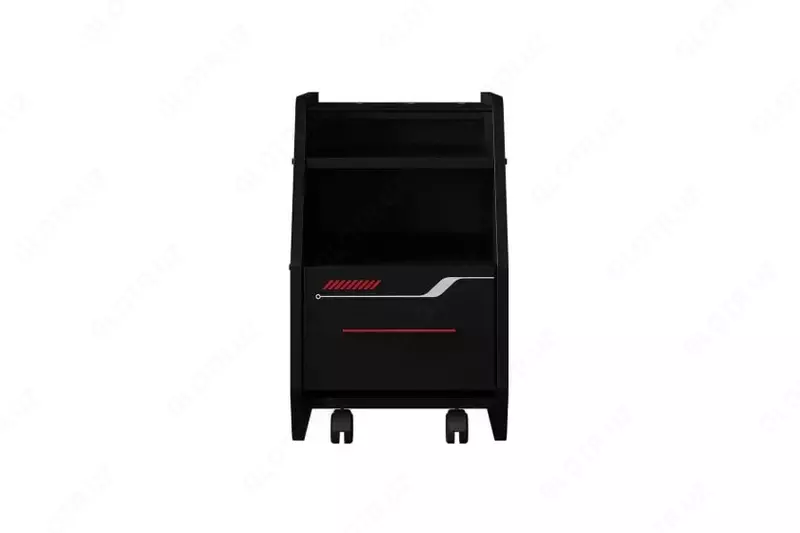 Передвижная тумбочка Almila "Roox Raven" 36.4 х 50.8 х 57.5 см (Турция) Черная