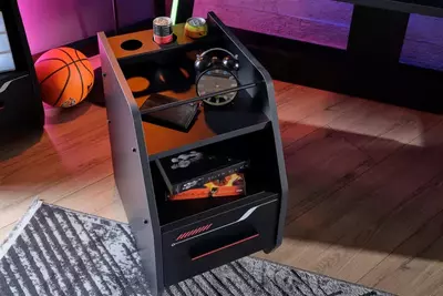 Передвижная тумбочка Almila "Roox Raven" 36.4 х 50.8 х 57.5 см (Турция) Черная
