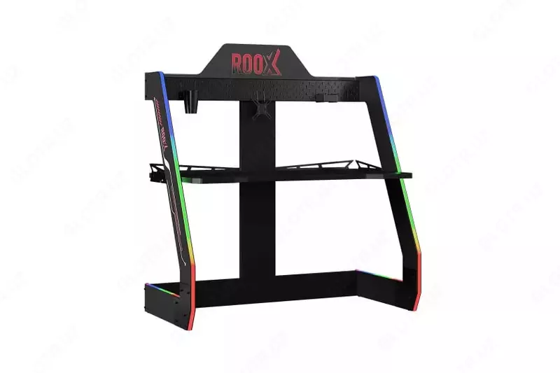 Игровой стол со светодиодами Almila "Roox Raven" 129.4 х 65.5 х 141.3 см (Турция) Черный