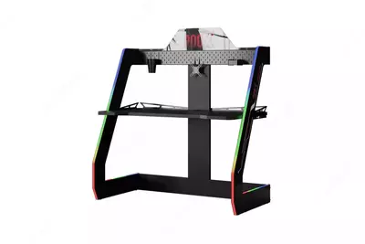 Игровой стол со светодиодами Almila "Roox Raven" 129.4 х 65.5 х 141.3 см (Турция) Черный