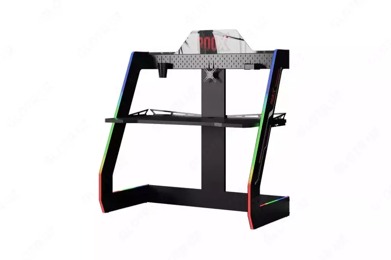 Игровой стол со светодиодами Almila "Roox Raven" 129.4 х 65.5 х 141.3 см (Турция) Черный
