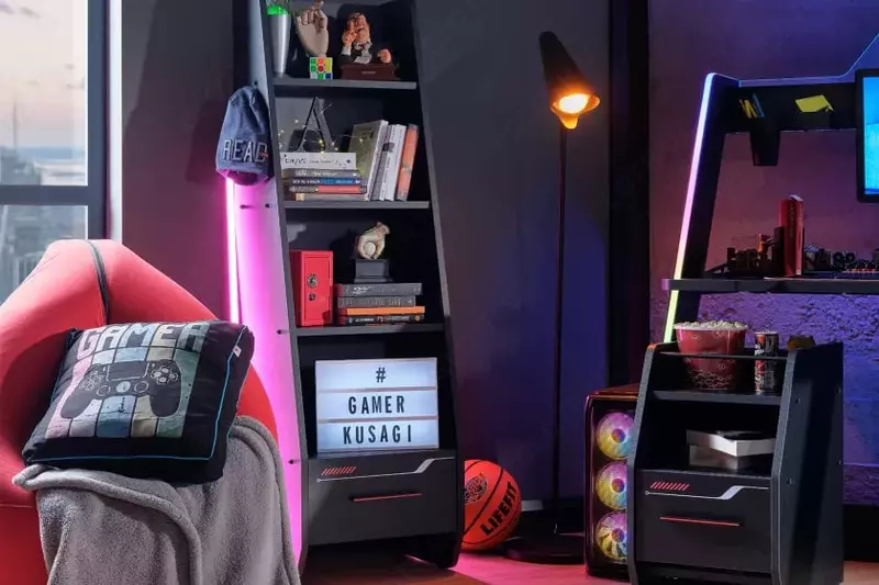 Книжный шкаф Almila "Roox Raven" 47 х 41.5 х 144 см (Турция) Черный Только в розницу