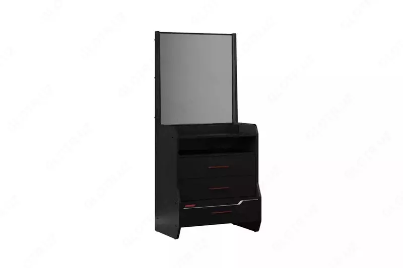 Комод Almila "Roox Raven" 76.4 х 50.8 х 90.5 см (Турция) Черный