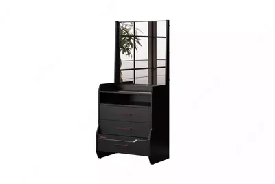 Комод Almila "Roox Raven" 76.4 х 50.8 х 90.5 см (Турция) Черный