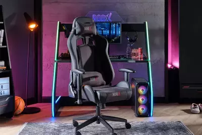 Игровое Кресло Almila "Roox 01"  (Турция) Черное Только в розницу