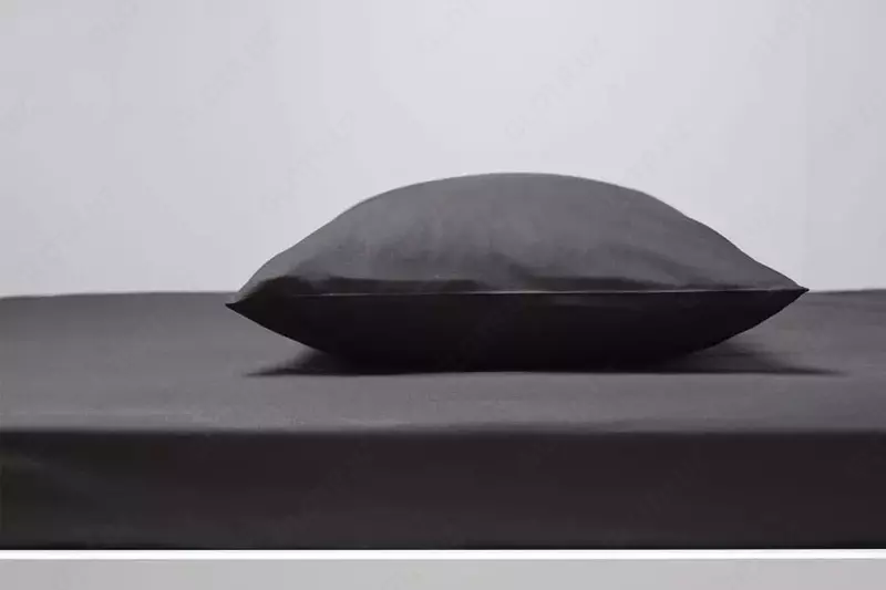 Постельный комплект (простынь и наволочка) Almila Life "Roox Raven" 180 х 260 см (Турция) Черный