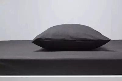 Постельный комплект (простынь и наволочка) Almila Life "Roox Raven" 180 х 260 см (Турция) Черный