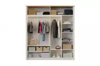 Четырехдверный зеркальный шкаф Almila "Corso" (Турция) Бежевый/Белый Магазин турецкой детской мебели "ALMILA"