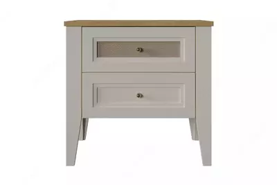 Yotoq stoli Almila "Corso" 56,2 x 48,6 x 54,4 sm (Turkiya) Oq/Bej