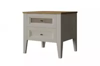 по запросу Тумбочка прикроватная Almila "Corso" 56.2 х 48.6 х 54.4 см (Турция) Белая/Бежевая