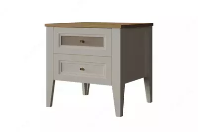 Yotoq stoli Almila "Corso" 56,2 x 48,6 x 54,4 sm (Turkiya) Oq/Bej