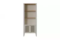 Книжный шкаф Almila "Corso" 73.9 х 36.1 х 180 см (Турция) Белый/Бежевый