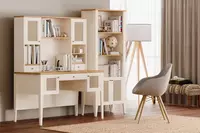 Книжный шкаф Almila "Corso" 73.9 х 36.1 х 180 см (Турция) Белый/Бежевый Магазин турецкой детской мебели "ALMILA"