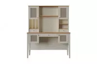 Письменный стол с высоким модулем Almila "Corso" 132.2 х 66.7 х 165 см (Турция) Белый/Бежевый - по запросу