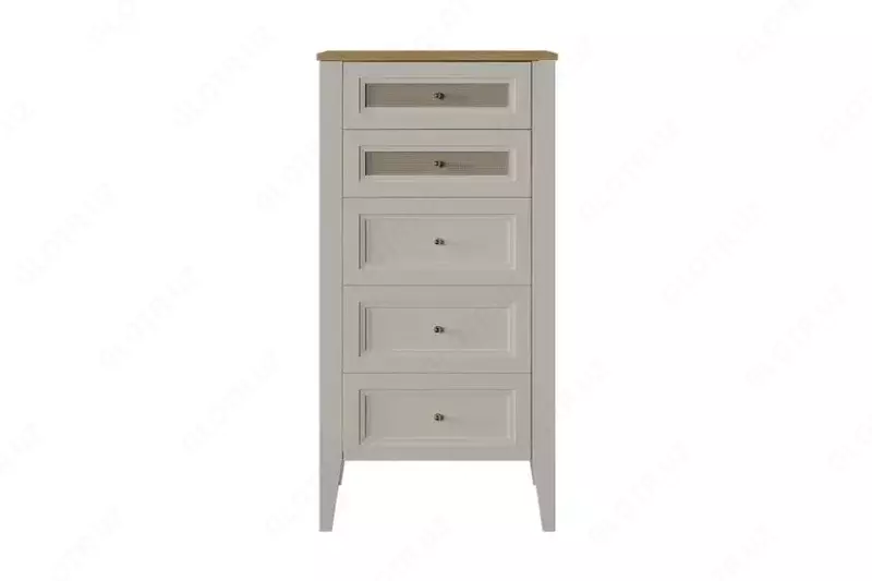 Комод (высокий) Almila "Corso" 61.2 х 48.6 х 121.2 см (Турция) Белый/Бежевый