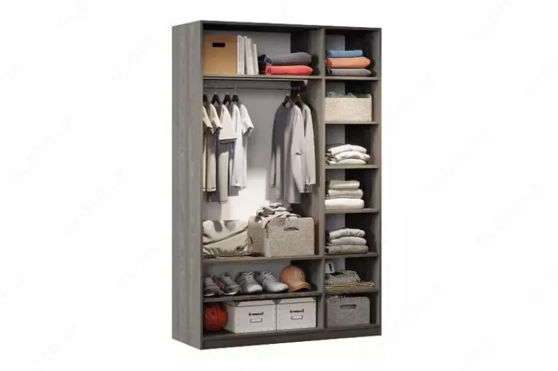 стеклянный) Almila "Arwen" 135 х 55 х 213.5 см (Турция) Черный дуб