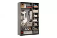 стеклянный) Almila "Arwen" 135 х 55 х 213.5 см (Турция) Черный дуб