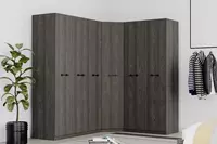 стеклянный) Almila "Arwen" 135 х 55 х 213.5 см (Турция) Черный дуб - по запросу