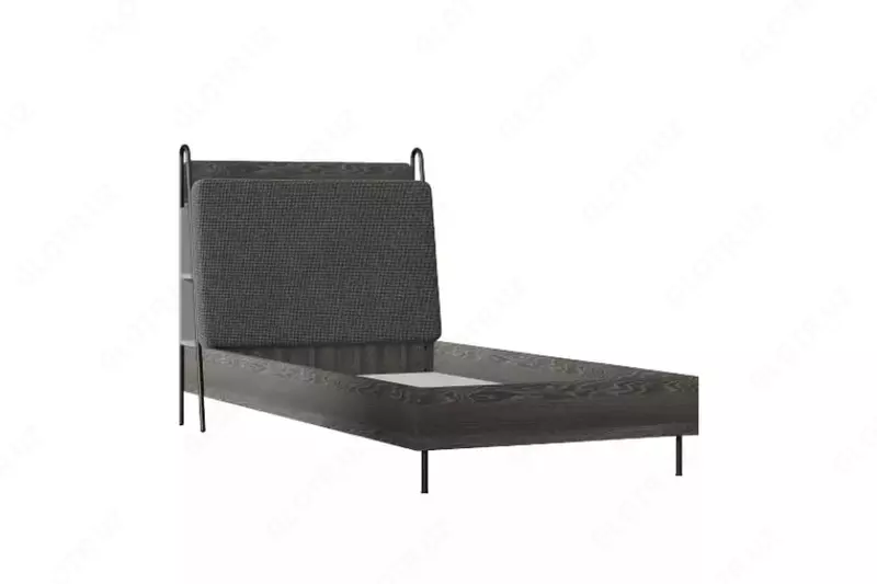 O'smirlar uchun to'shak Almila "Arwen Karyola" 100 x 200 sm (Turkiya) Qora eman