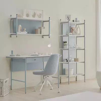 O'smirlar uchun mebel to'plami Almila "Laila" (Turkiya) Oq/Moviy