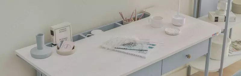 Магазин турецкой детской мебели "ALMILA" - O'smirlar uchun mebel to'plami Almila "Laila" (Turkiya) Oq/Moviy